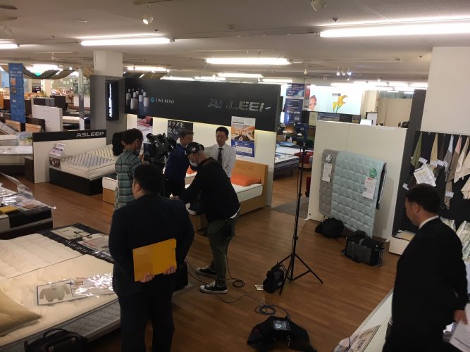 静岡朝日テレビさんの取材はいりました
