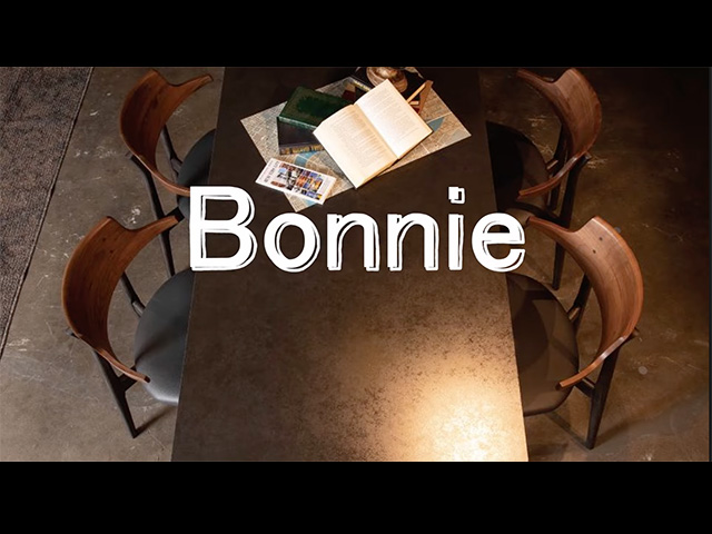 【商品紹介】筑波産商　自分好みにカスタマイズできるセラミックテーブル『ボニー』