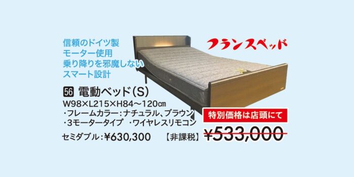 【フランスベッド】電動ベッドS