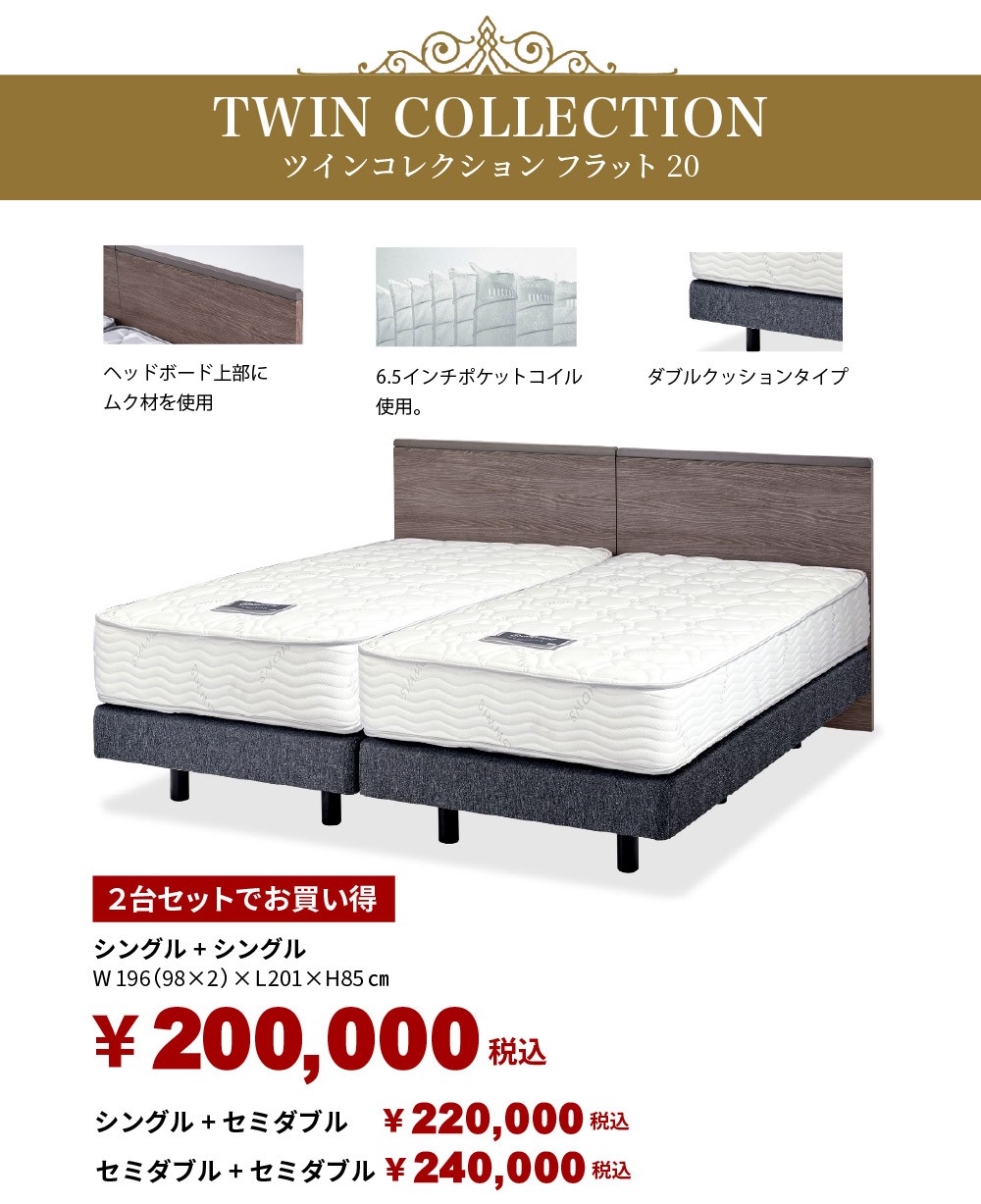 ツインコレクション フラット20価格表